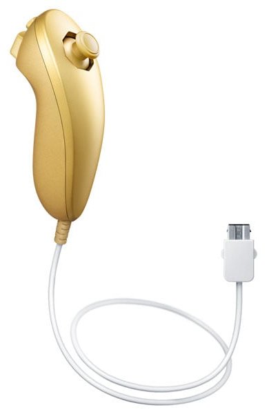 Nintendo Wii Nunchuk - Gold