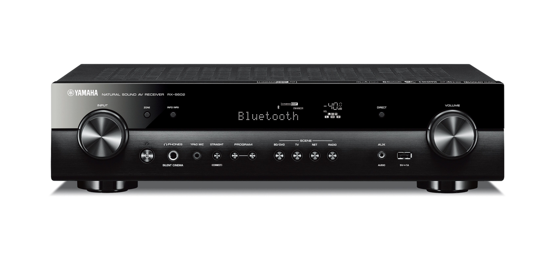 Yamaha RX-S602 Slimline AV-Receiver - Schwarz