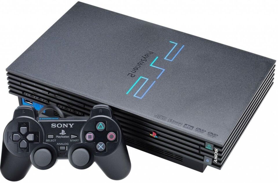 PS2 Konsole - Schwarz