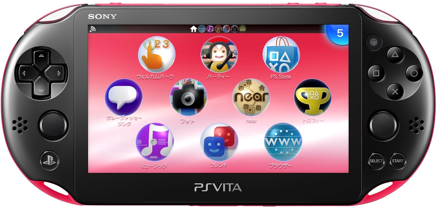 Sony PS Vita Slim Konsole [Wi-Fi] - Schwarz/Rosa