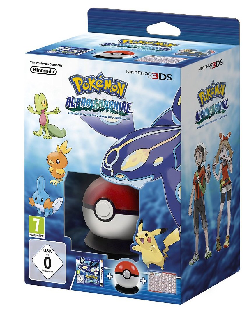 Pokemon Alpha Saphir (inkl. Pokeball & Poster) - [3DS]