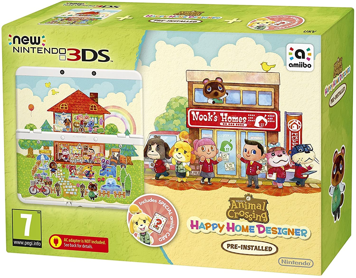 New Nintendo 3DS Konsole - Animal Crossing Happy Home Designer