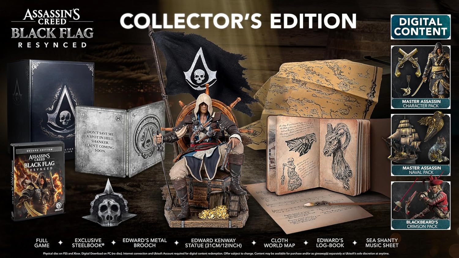 Assassins Creed Black Flag Resynced - Collector Edition - PS5