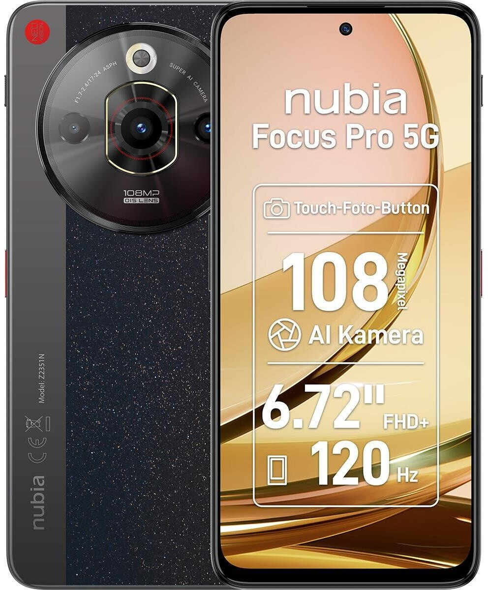 Nubia Focus Pro (256GB) - Schwarz